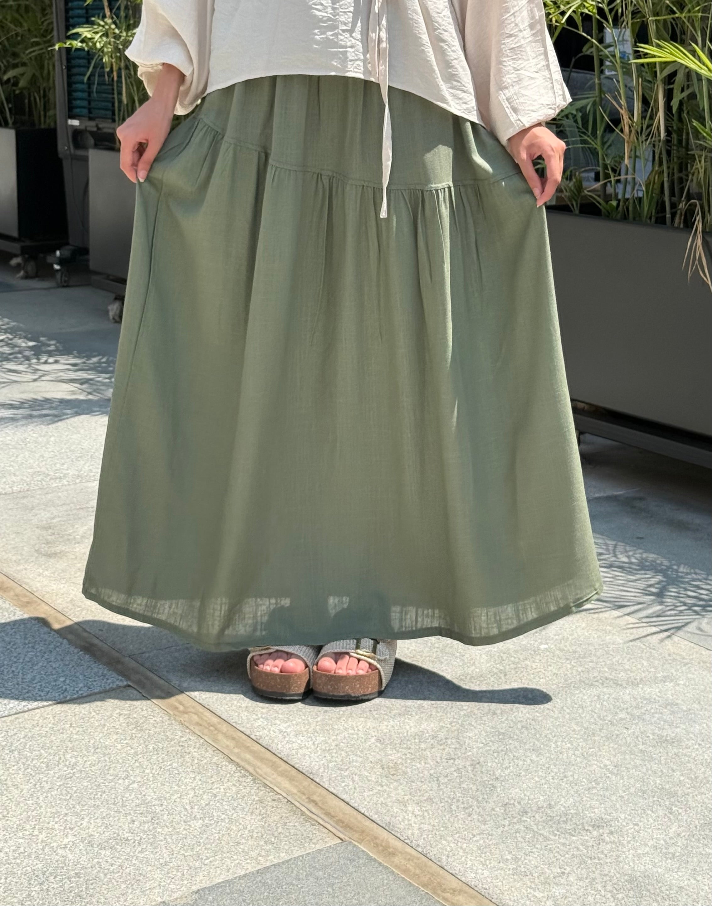 LINEN SKIRT