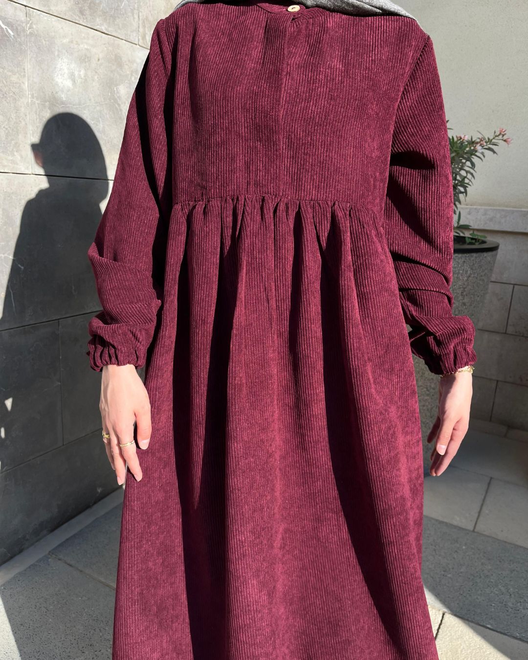 Sophia dress (Burgundy)