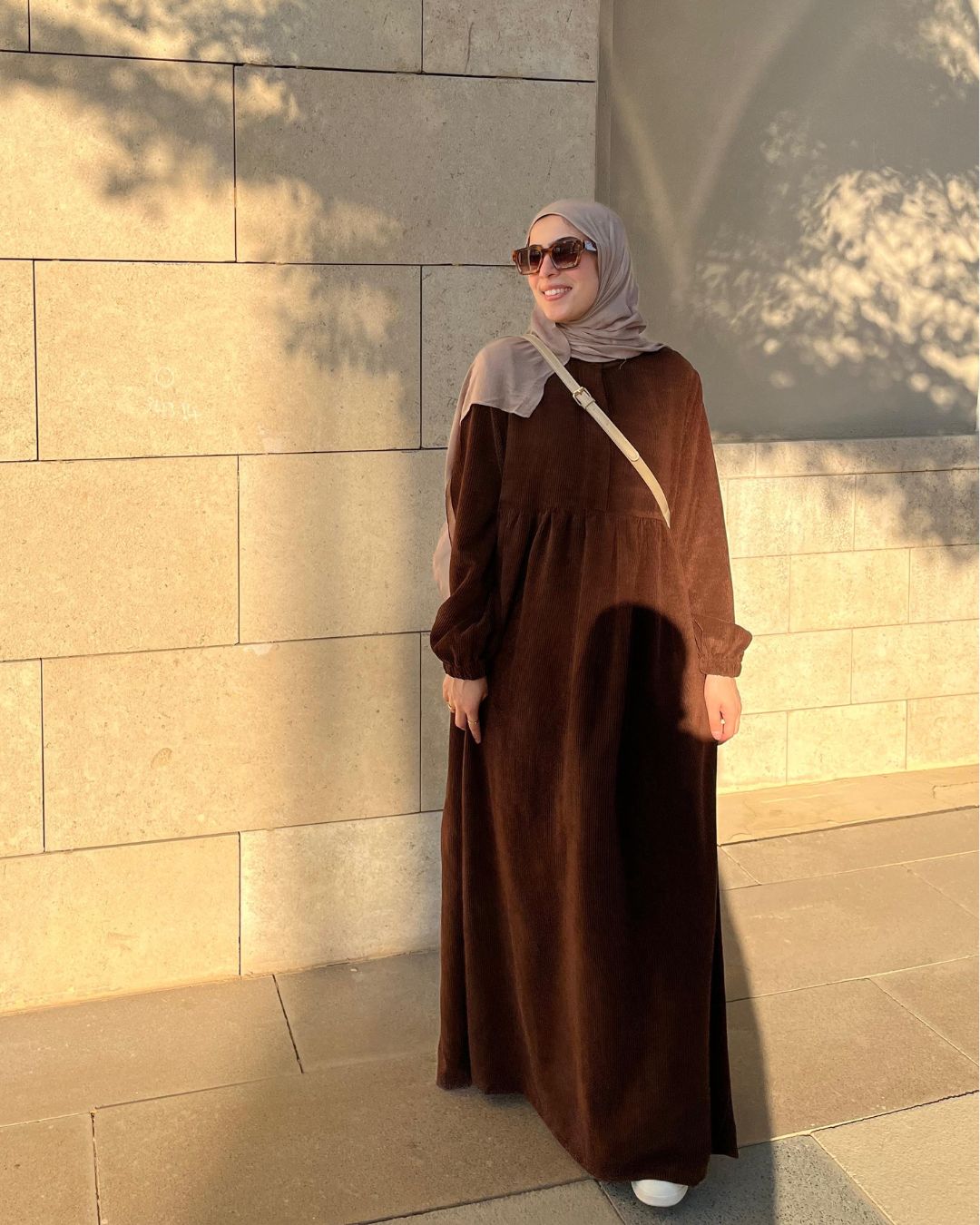 Sophia dress (Brown)