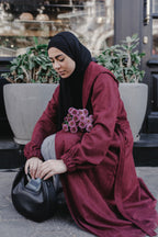 Simple Coat (Burgundy)