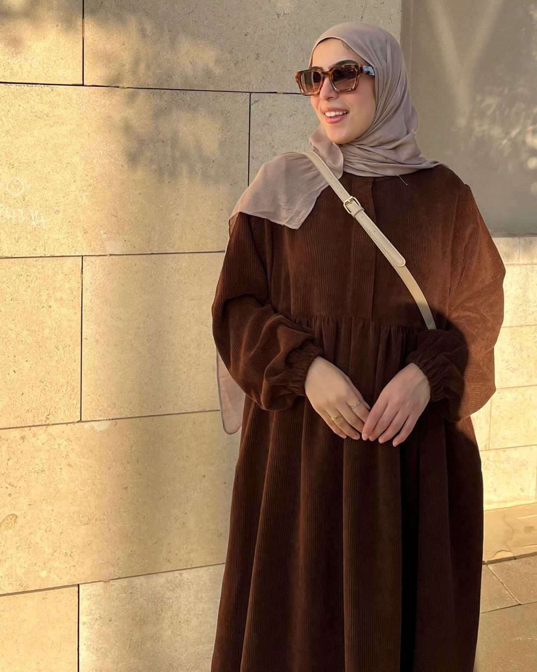 Sophia dress (Brown)