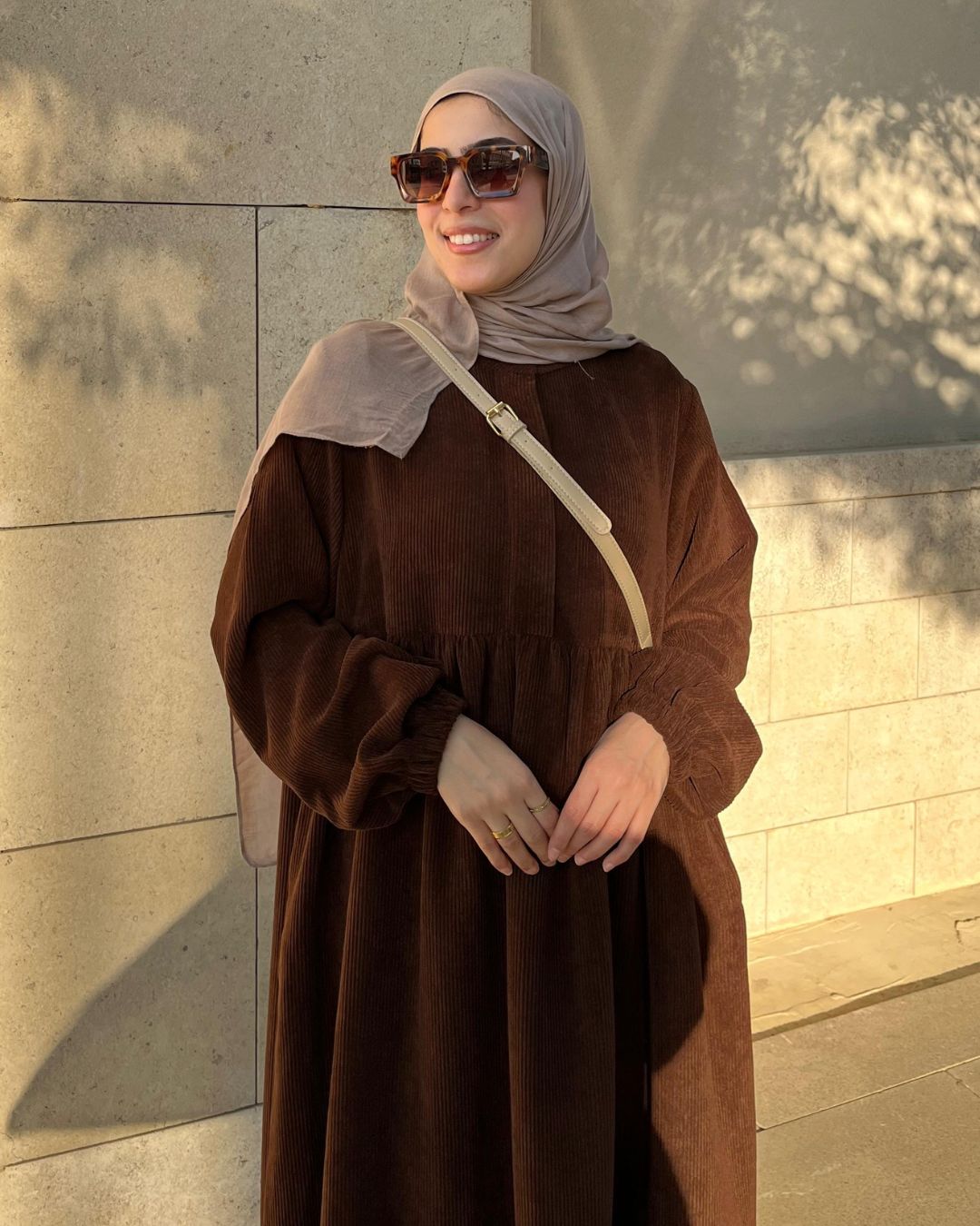 Sophia dress (Brown)