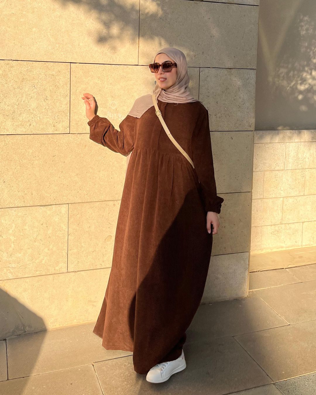 Sophia dress (Brown)