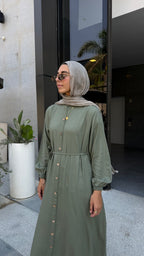 Shirt Dress (Olive)