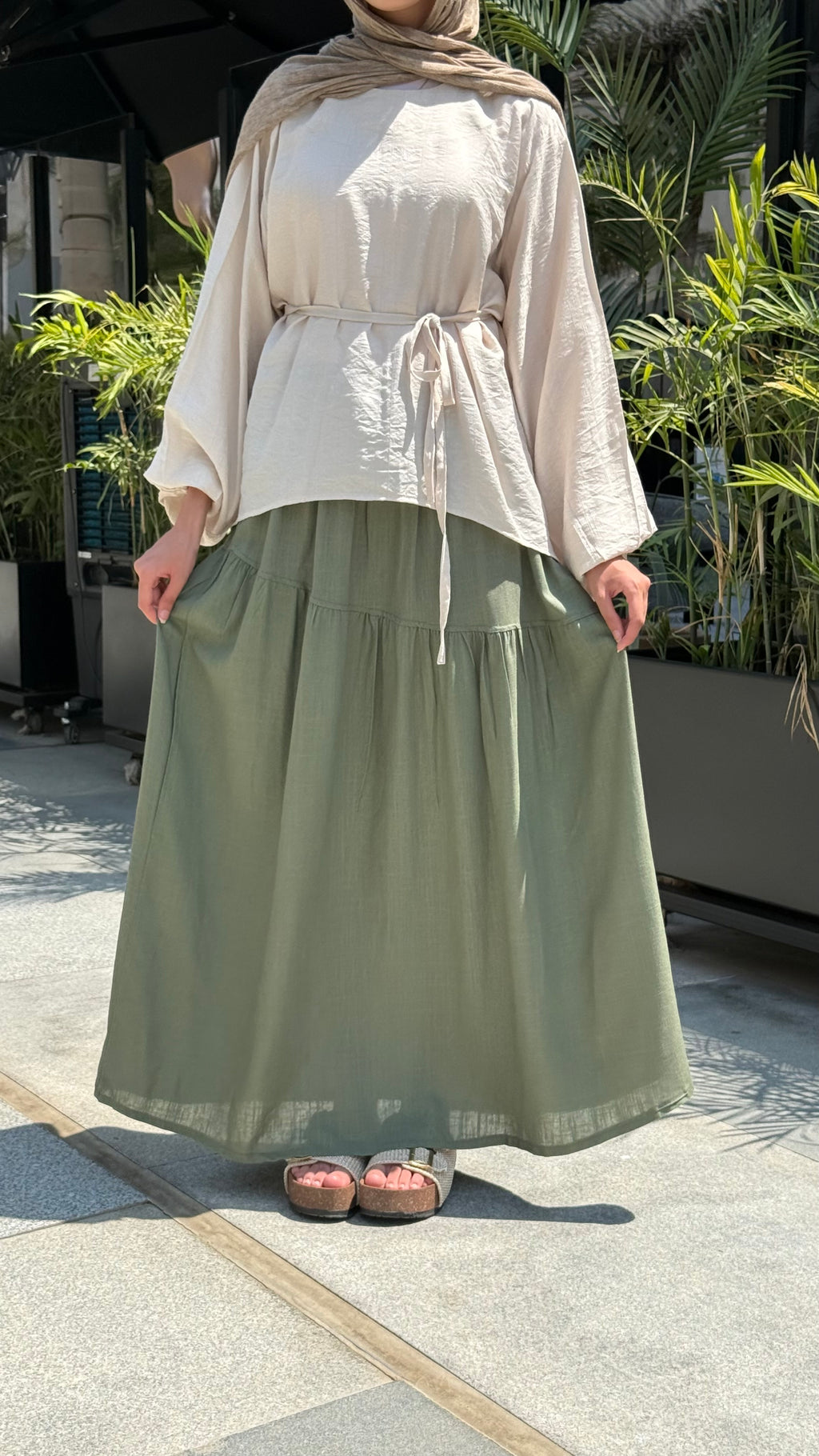 LINEN SKIRT