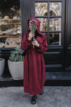 Simple Coat (Burgundy)