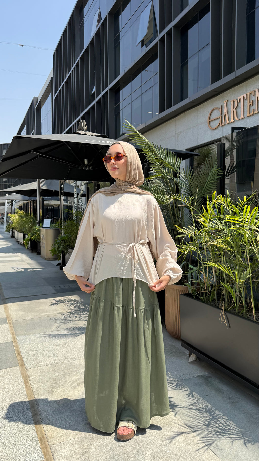 LINEN SKIRT