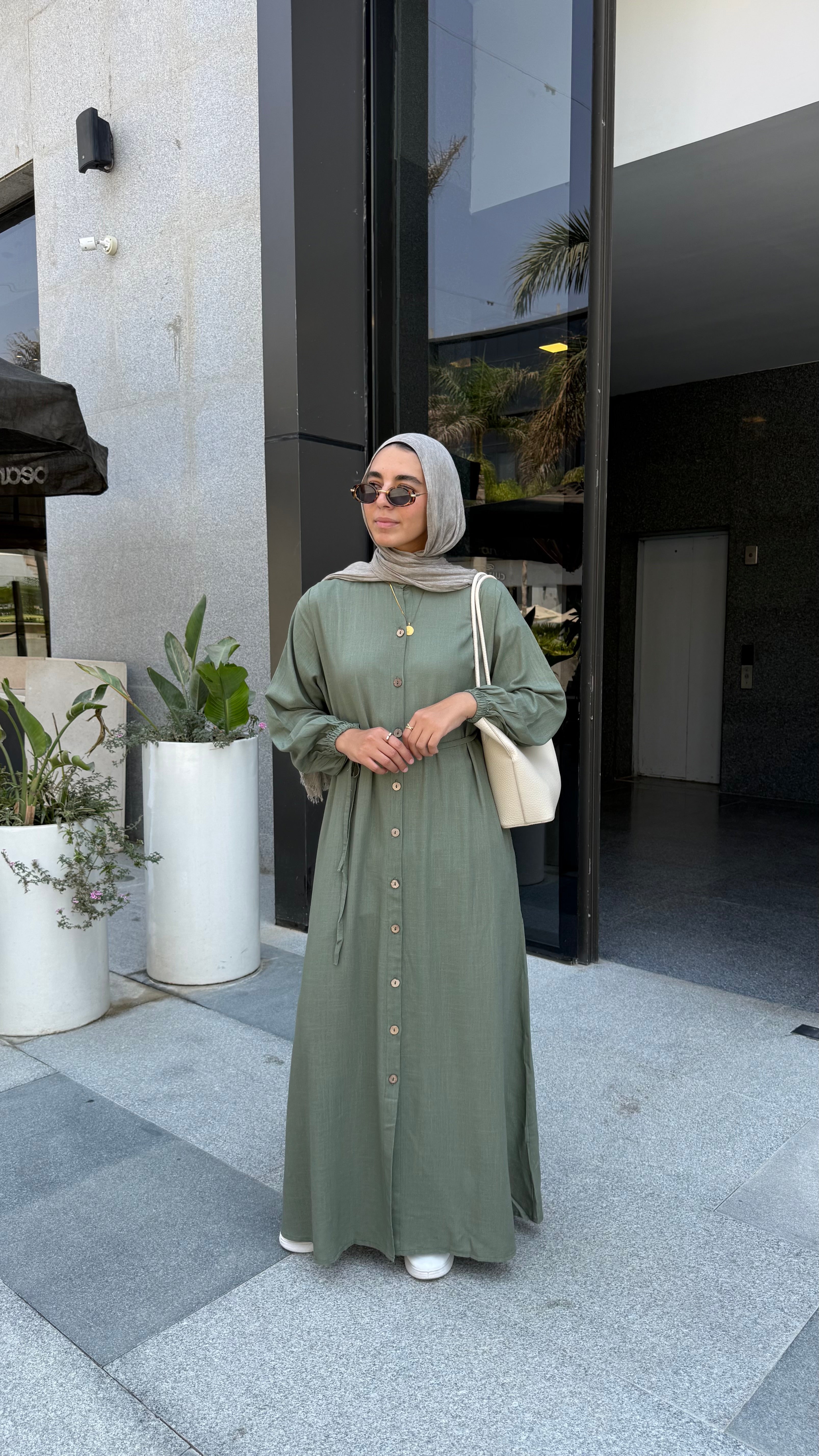 Shirt Dress (Olive)