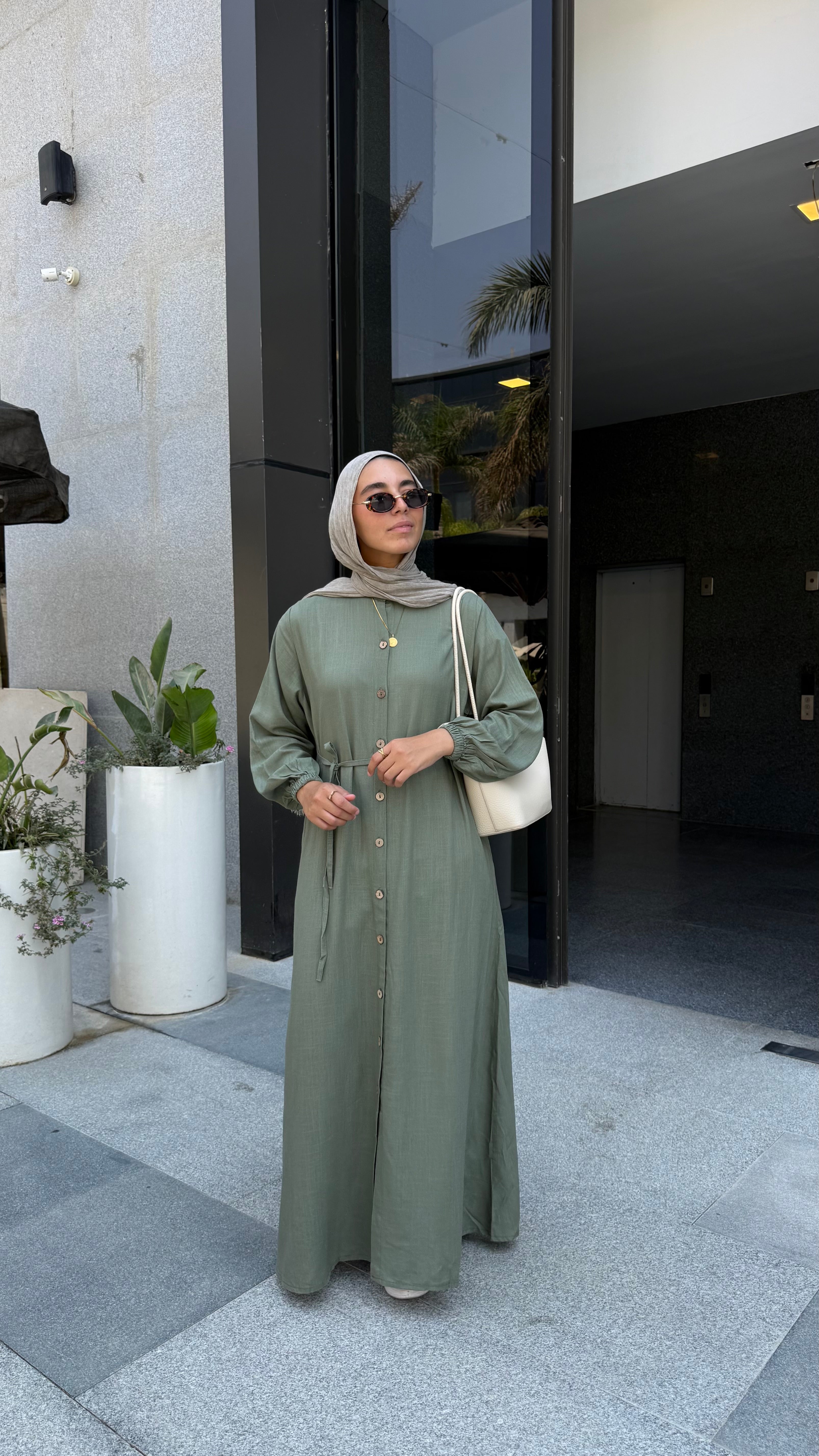 Shirt Dress (Olive)