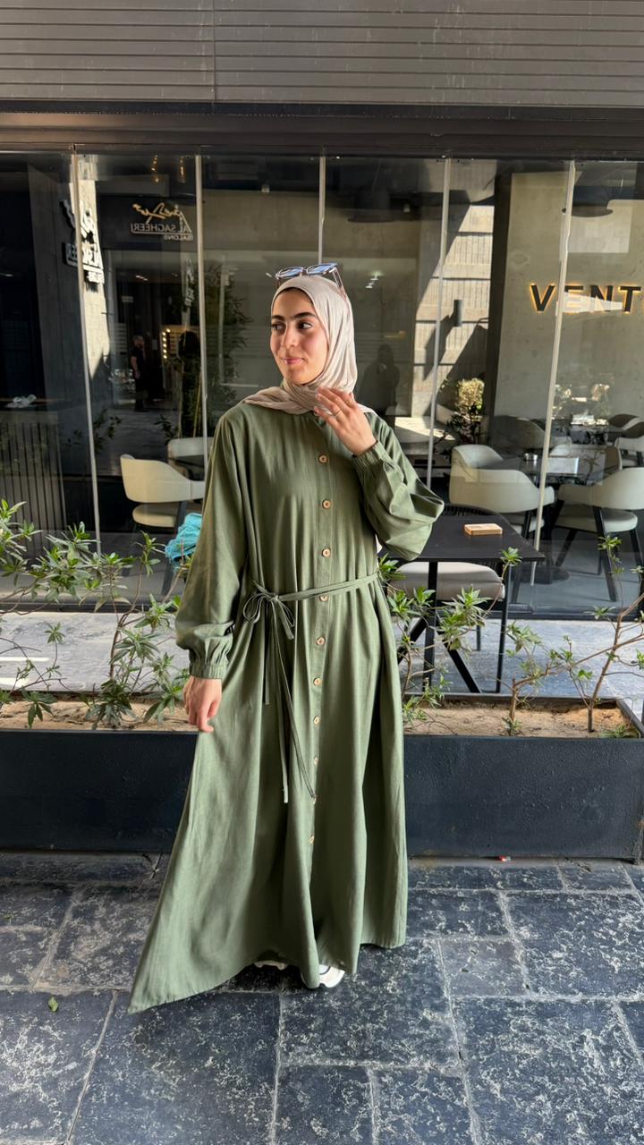 Shirt Dress (Olive)