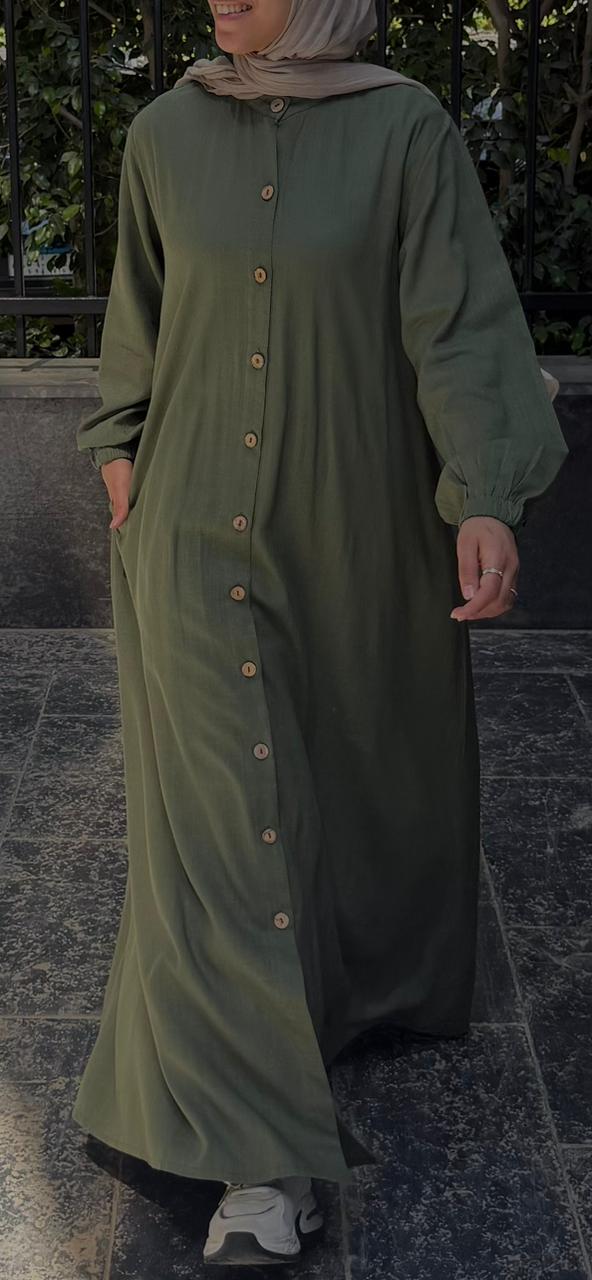 Shirt Dress (Olive)