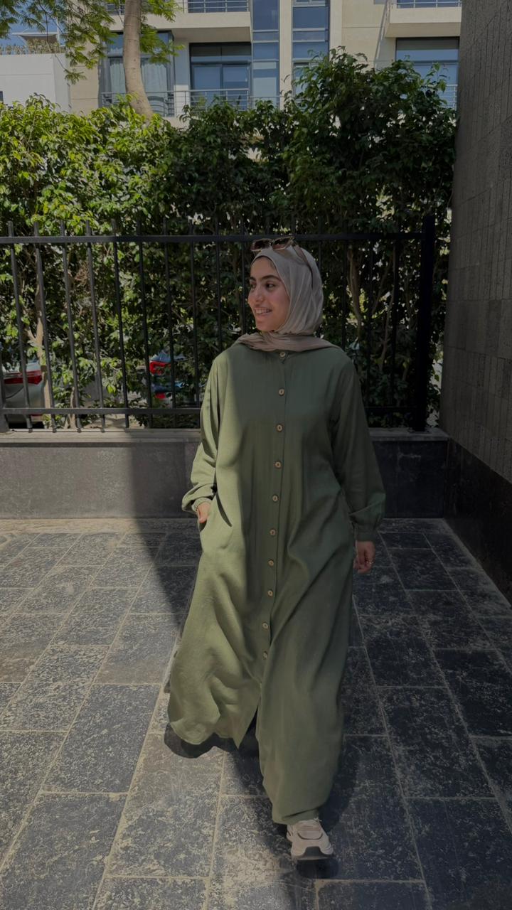 Shirt Dress (Olive)